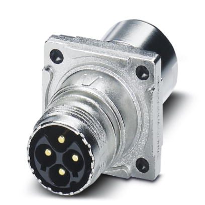 Phoenix Contact M17 Receptacle; ST-3EP1N8ACK02S; Male; 4-Pin; N Key; Front or Rear Mount; Crimp Contacts
